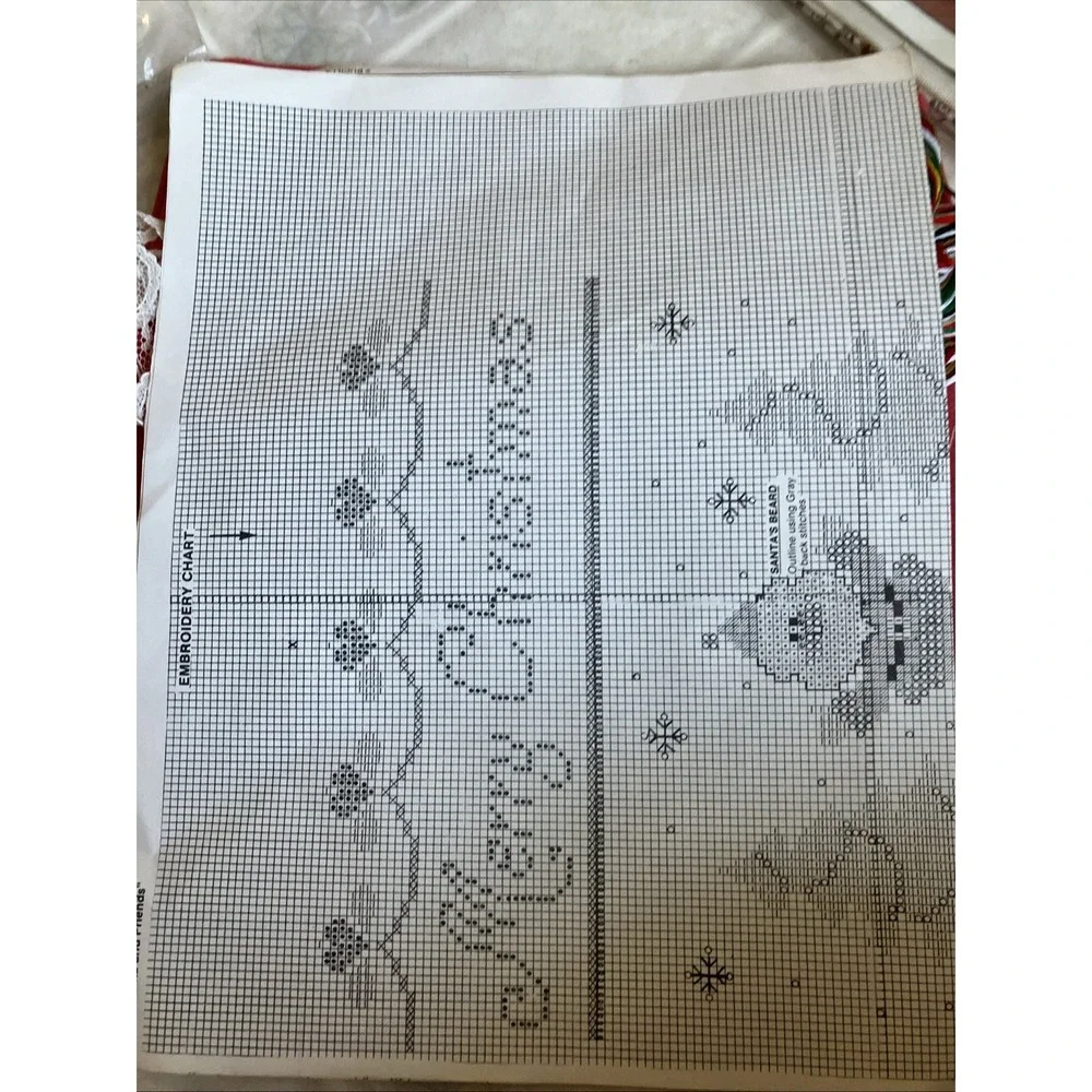 Bucilla Christmas Heirloom Stocking Santa & Friends Cross‎ Stitch Kit #82143